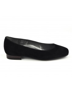 Ballet flats, trotter, suede leather, black, Squint, Bella B, small size woman
