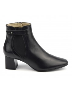 Smooth leather ankle boots, woman, small feet, F2344, Brenda Zaro