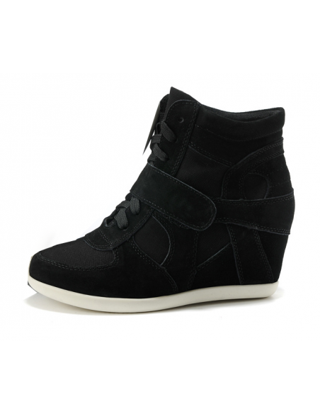 Black wedge sneakers Small size