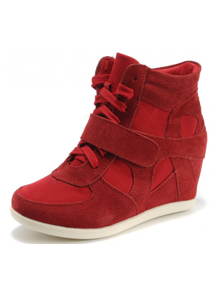 Red wedge sneakers Small size