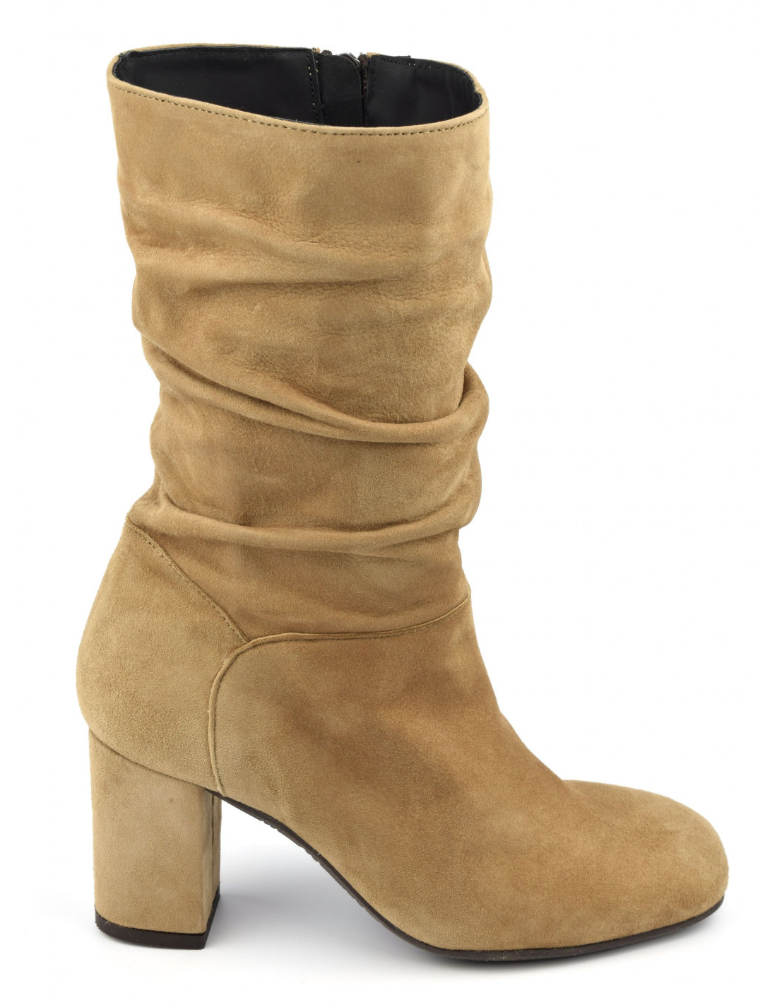 Mid-calf boots, small sizes, camel 